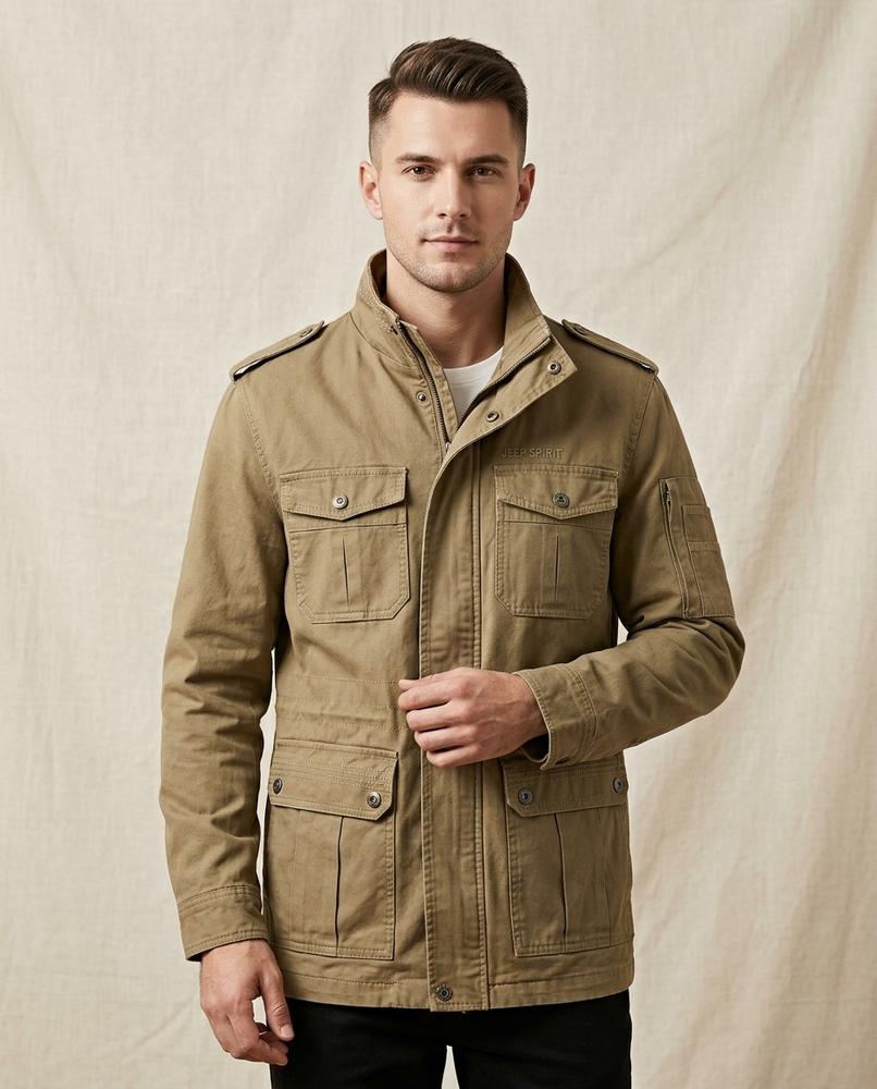 Beanland - Vilen | Stehkragen Multitaschen Jacke Herren