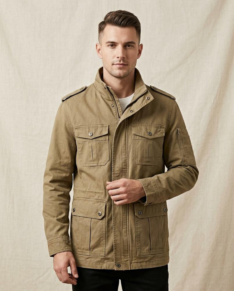 Beanland - Vilen | Stehkragen Multitaschen Jacke Herren