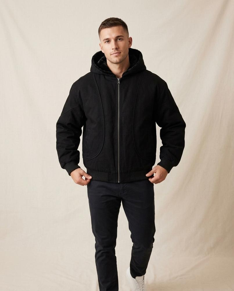 Beanland - Mamor | Gefütterte Kapuzen Jacke Unisex