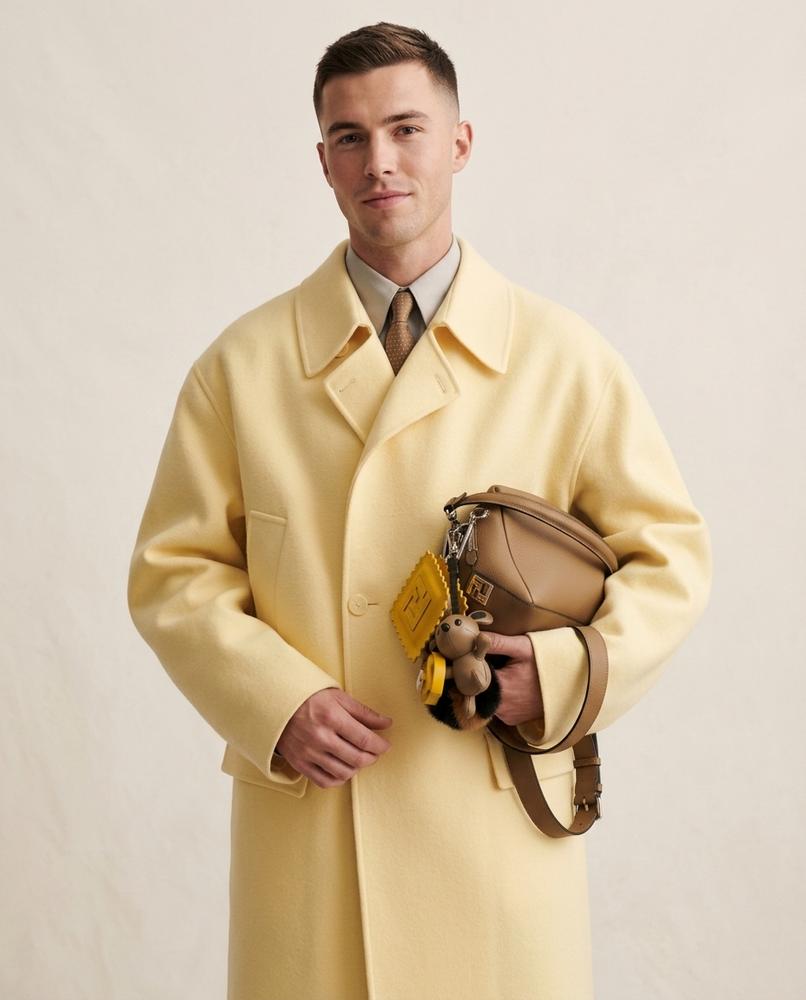 Lands Mode - Rimer | Gefilzter Oversized Mantel Herren