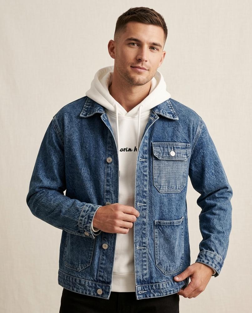 Lands Mode - Lynor | Geknöpfte Gerade Geschnittene Jacke Unisex