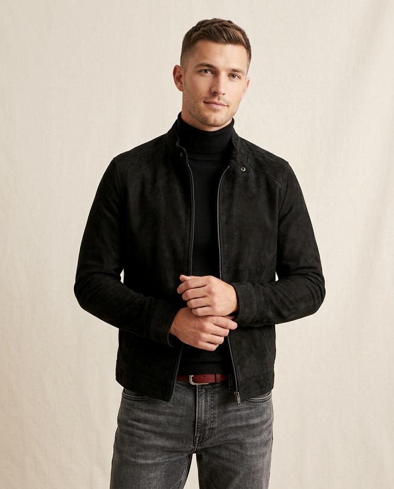 Lands Mode - Yoken | Velourartig Gefüttert Jacke Herren