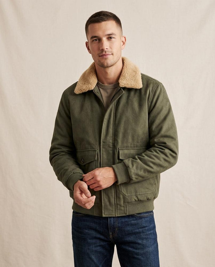 Beanland - Laven | Gefüttert Veloursartig Jacke Herren