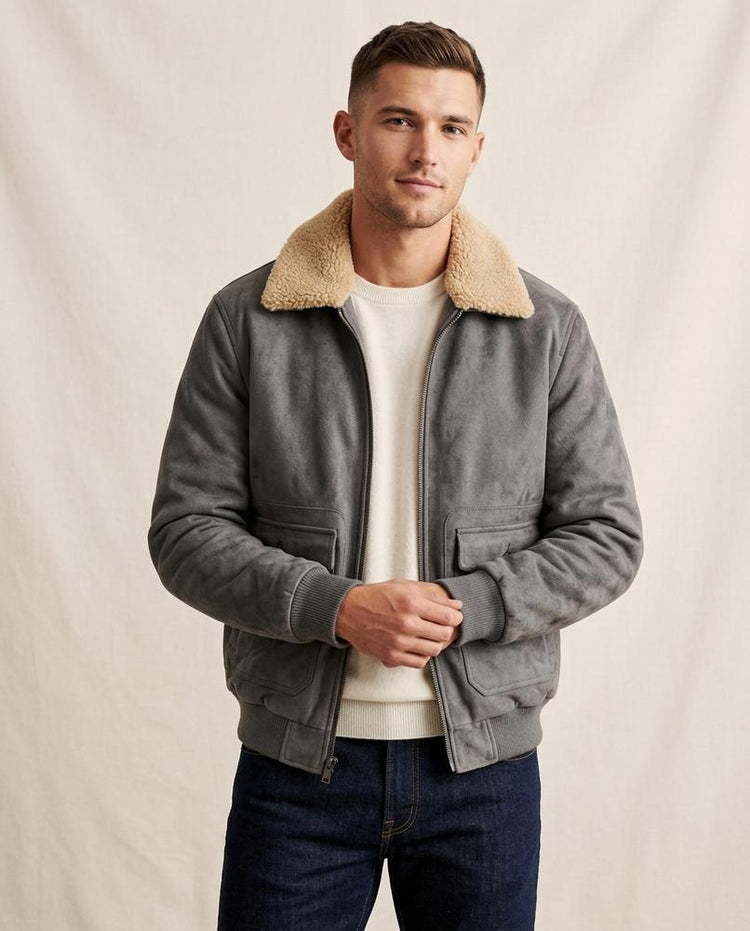 Beanland - Laven | Gefüttert Veloursartig Jacke Herren