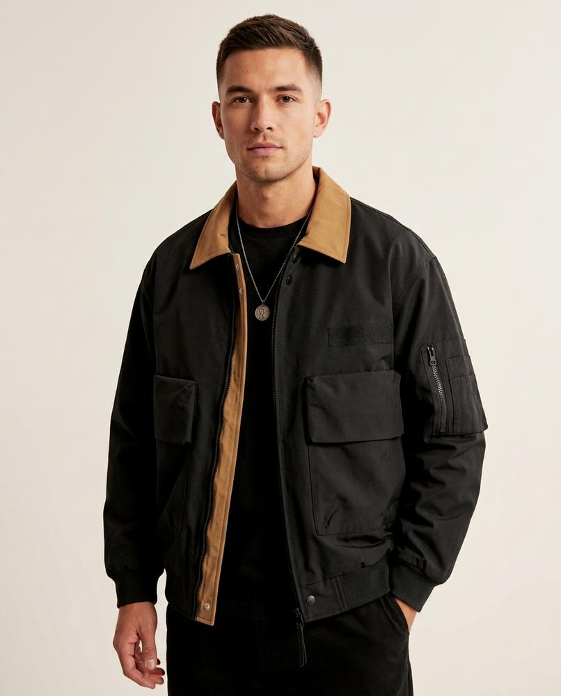 Lands Mode - Tasil | Kontrastfarben Gefüttert Jacke Herren
