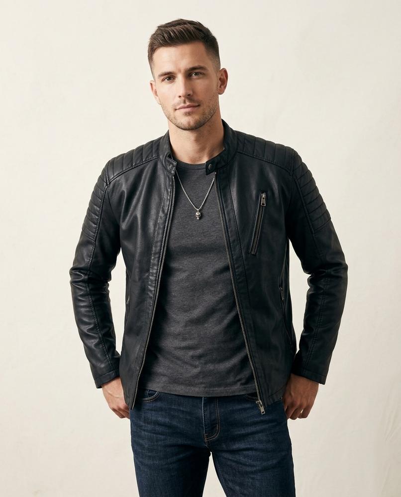 Lands Mode - Arlom | Gesteppt Tailliert Jacke Herren