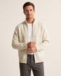 Lands Mode - Larev | Strukturiert Hochgeschlossen Strickjacke Unisex