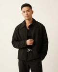 Lands Mode - Elvel | Asymmetrische Umlegekragen Jacke Herren