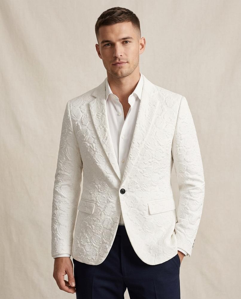 Lands Mode - Kelan | Strukturiert Tailliert Sakko Herren