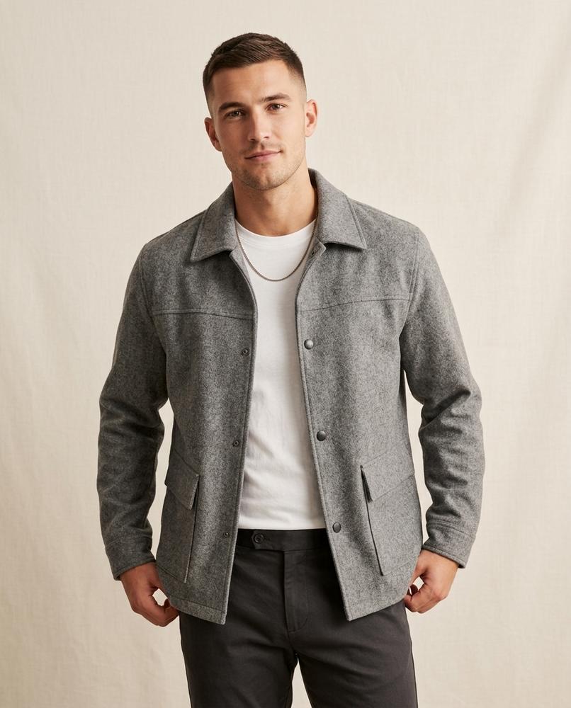 Lands Mode - Varel | Gefilzte Langärmlige Jacke Herren