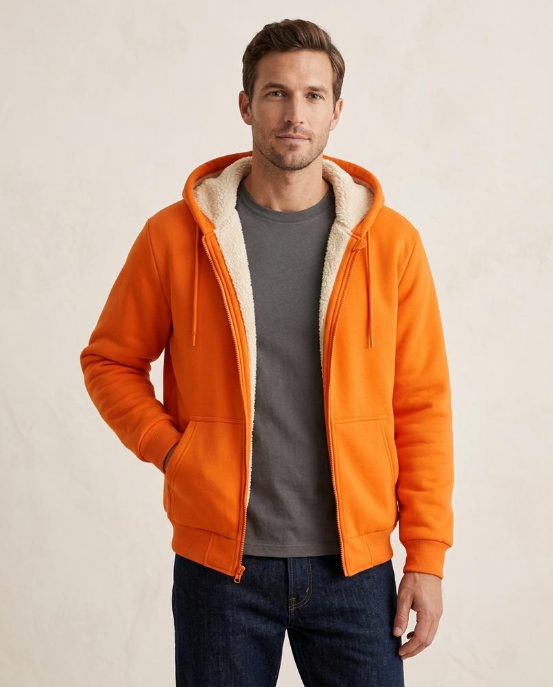Lands Mode - Kelev | Gefütterte Langärmlige Jacke Unisex