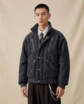 Lands Mode - Kenav | Wattierte Hochgeschlossene Jacke Herren