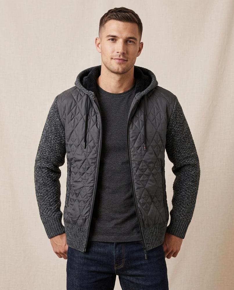 Lands Mode - Milor | Gesteppt Gefüttert Jacke Herren