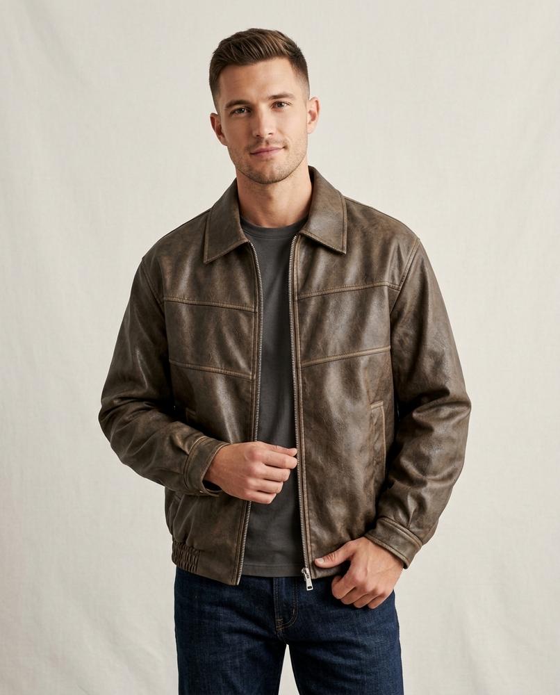 Lands Mode - Sanav | Verwaschen Locker Jacke Unisex