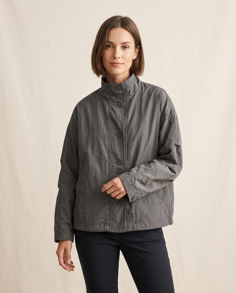 Lands Mode - Davan | Geknittert Geknöpft Jacke Unisex