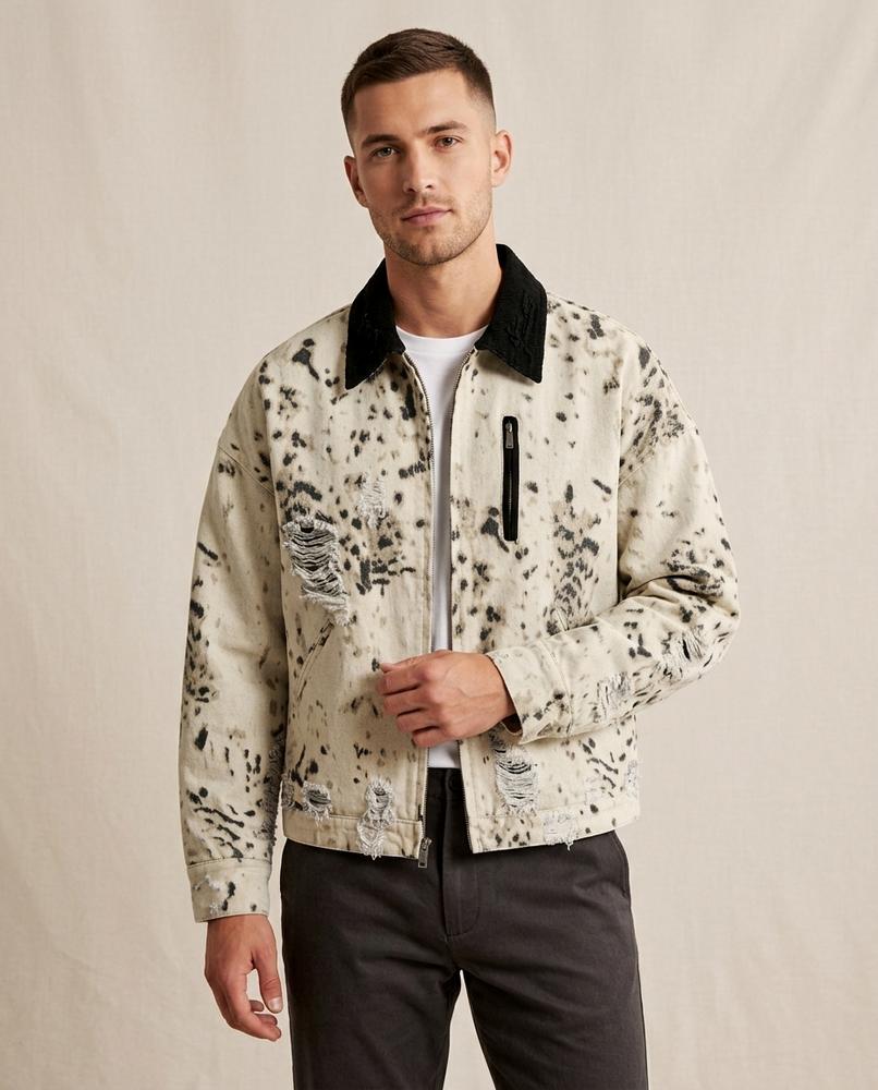 Lands Mode - Vadar | Gemusterte Zerstörte Jacke Unisex
