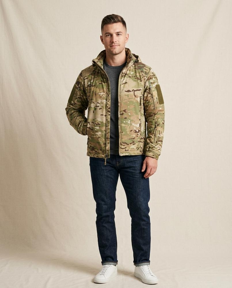 Lands Mode - Viven | Getarnt Gefüttert Jacke Herren