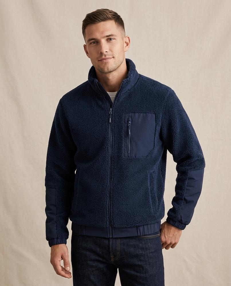 Lands Mode - Yonal | Strukturiert Hochgeschlossen Jacke Herren