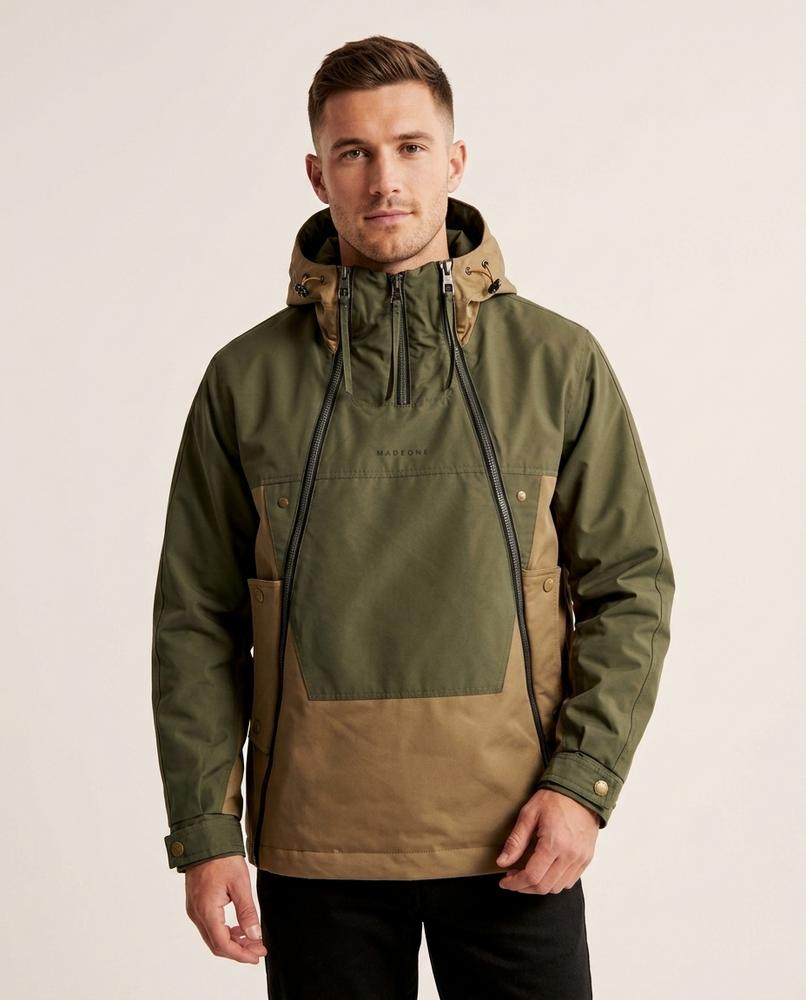 Lands Mode - Calan | Gefütterte Zweifarbige Jacke Herren