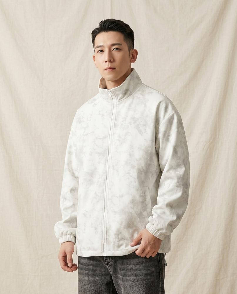 Lands Mode - Velan | Gewaschene Fleece Jacke Herren