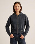 Lands Mode - Karal | Gewaschen Kurz Hoodie Damen