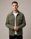 Lands Mode - Zamel | Gerippte Cord Jacke Herren