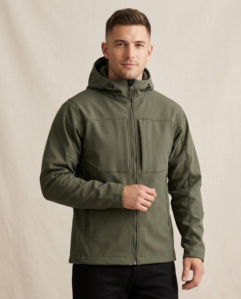 Lands Mode - Rinal | Kapuzen Softshell Jacke Herren