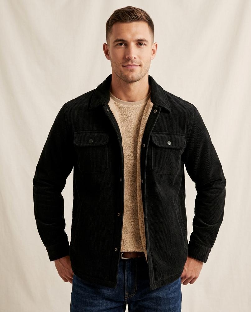 Lands Mode - Tahal | Gefüttert Cord Jacke Herren