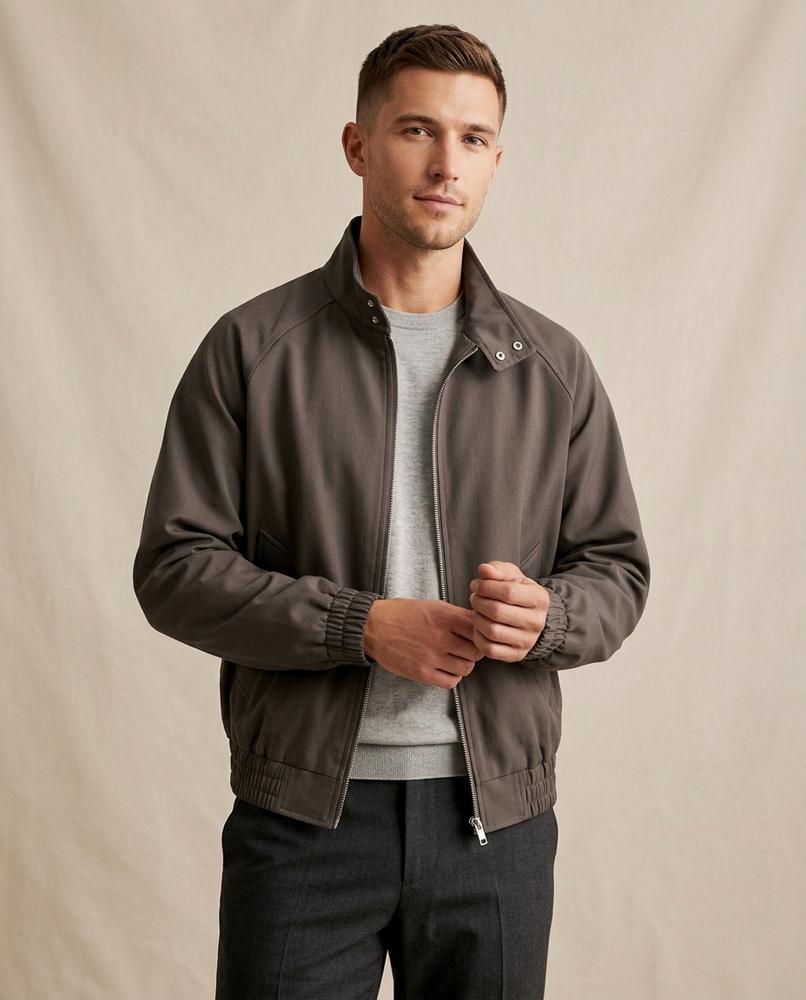 Lands Mode - Elmar | Locker Geschnittene Reißverschluss Jacke Unisex