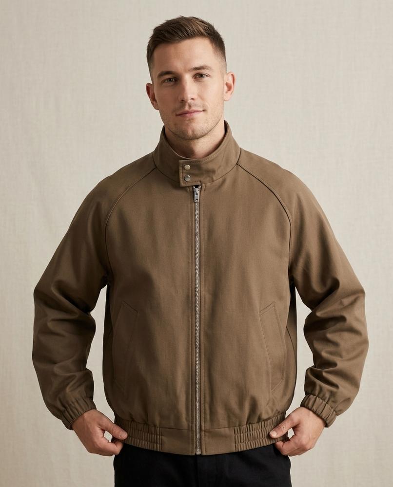 Beanland - Elmar | Locker Geschnittene Reißverschluss Jacke Unisex