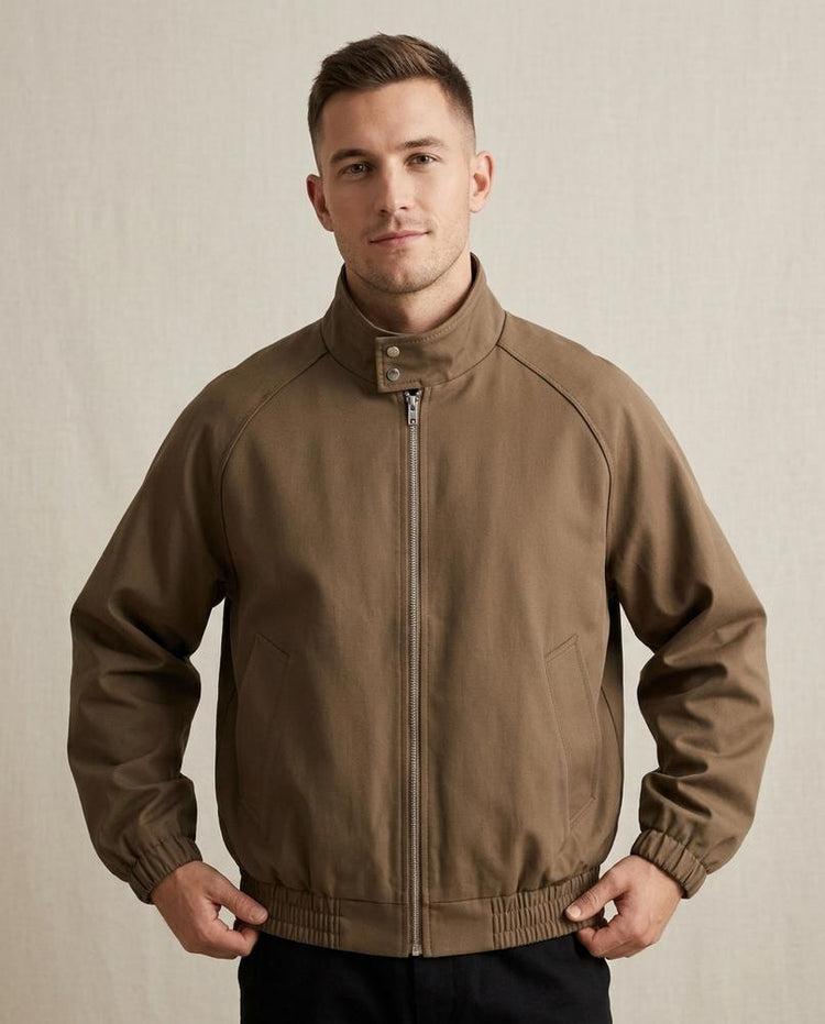 Beanland - Elmar | Locker Geschnittene Reißverschluss Jacke Unisex