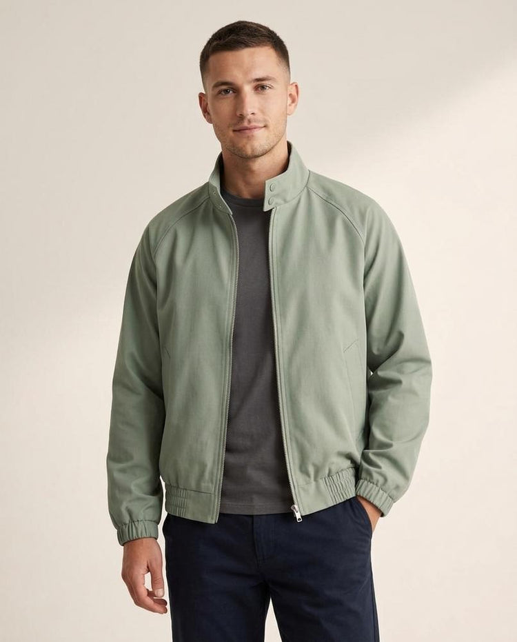 Beanland - Elmar | Locker Geschnittene Reißverschluss Jacke Unisex