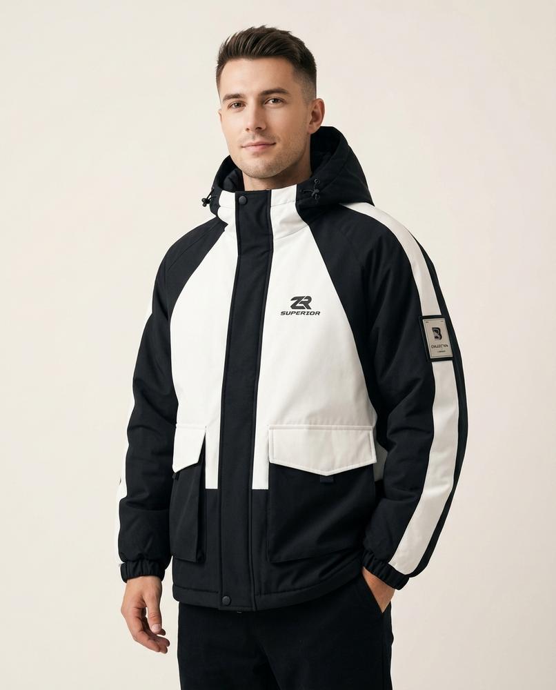 Lands Mode - Tamin | Gefüttert Zweifarbig Jacke Unisex