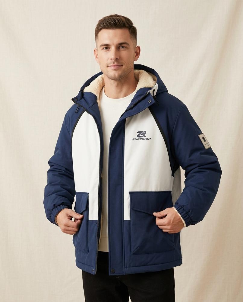 Lands Mode - Tamin | Gefüttert Zweifarbig Jacke Unisex