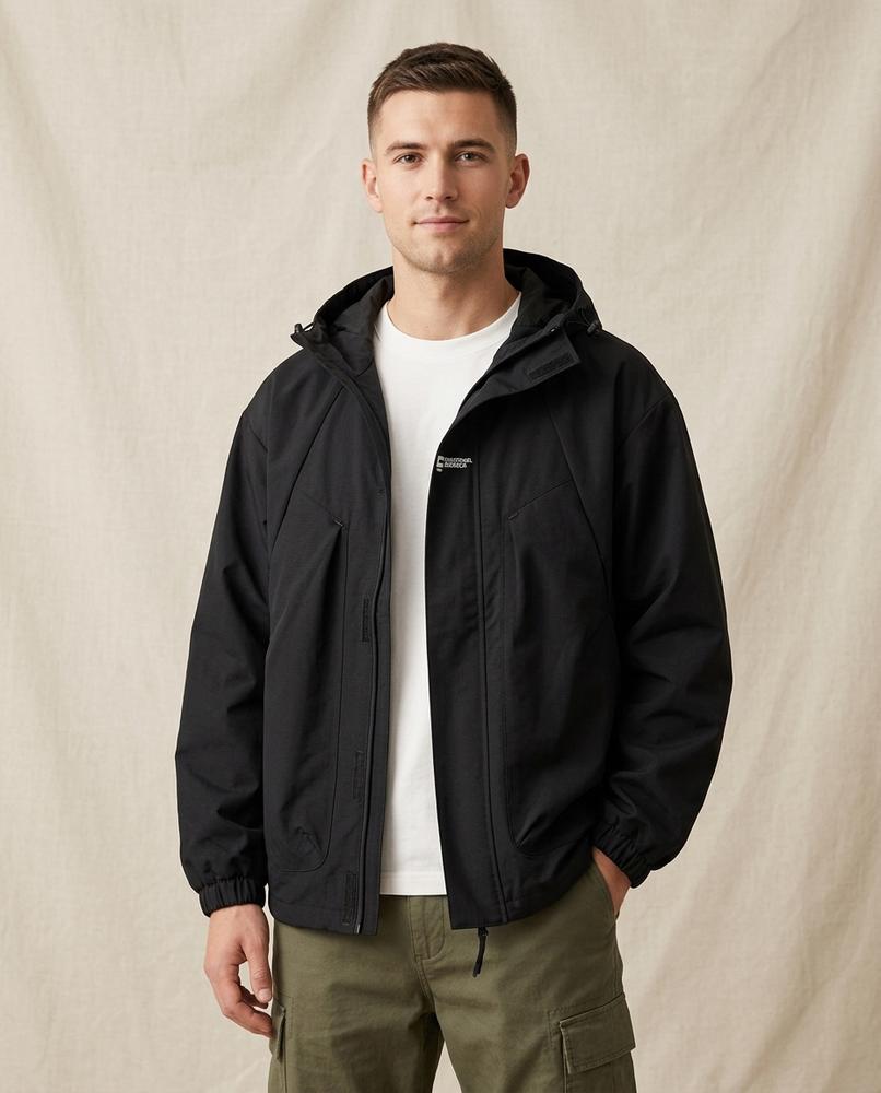 Lands Mode - Zalin | Funktionale Locker Geschnittene Jacke Herren