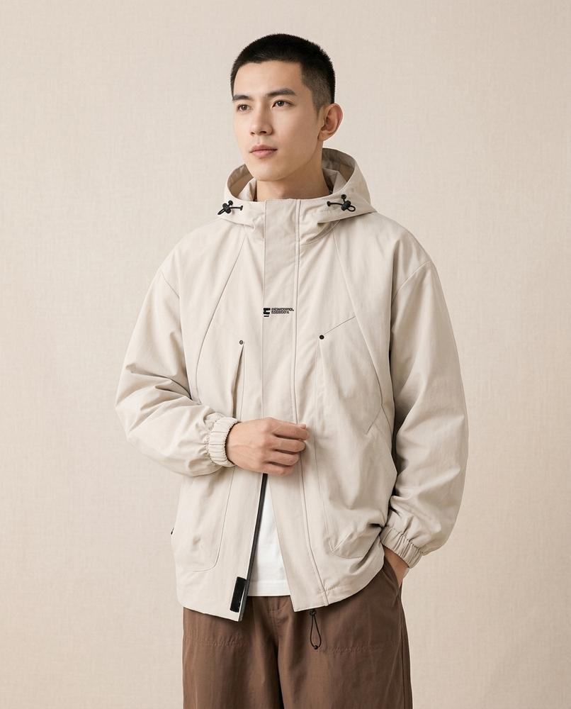 Lands Mode - Zalin | Funktionale Locker Geschnittene Jacke Herren