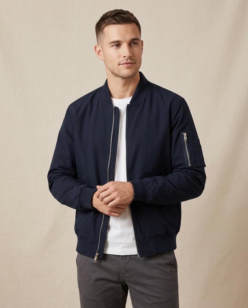 Lands Mode - Dalev | Reißverschluss Stehkragen Jacke Unisex