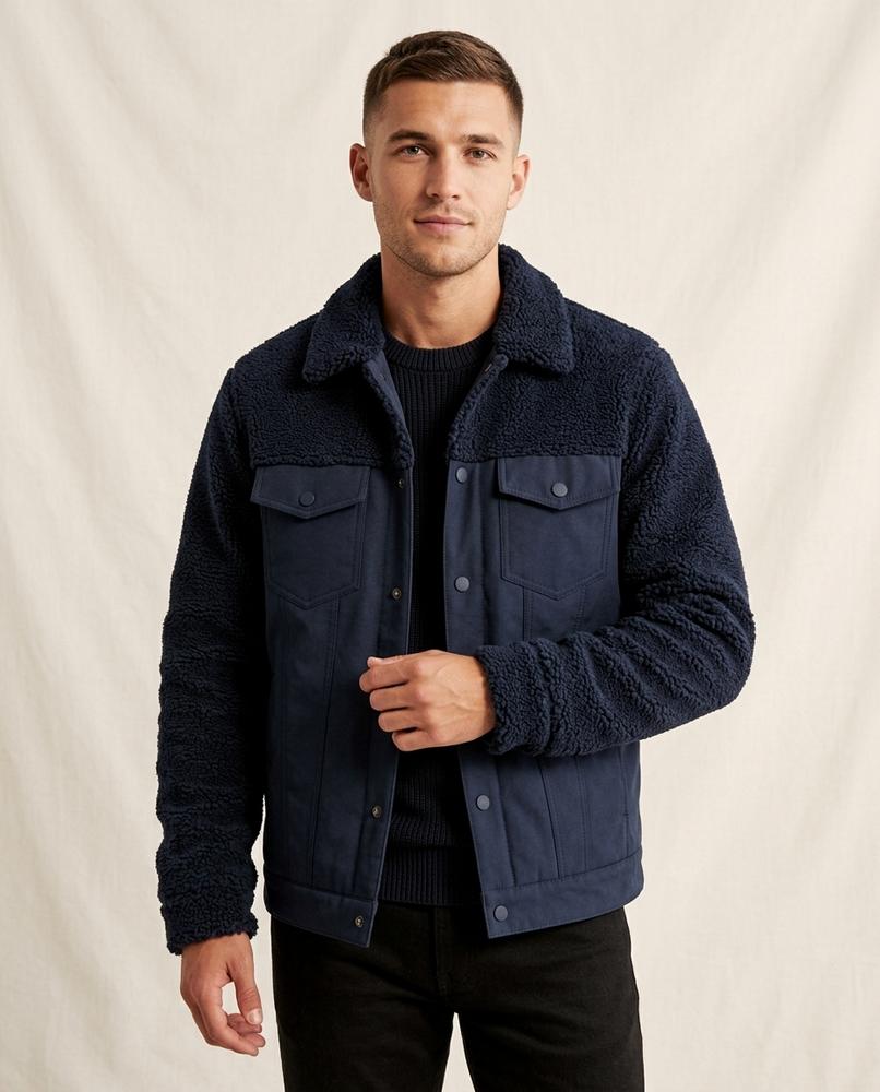Beanland - Letal | Gefütterte Strukturierte Jacke Herren