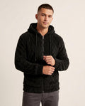Lands Mode - Ledan | Strukturierter Hochfloriger Hoodie Unisex