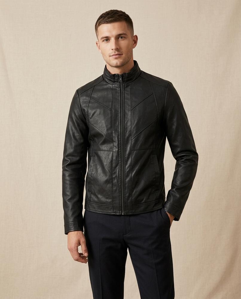 Lands Mode - Vetal | Strukturiert Tailliert Jacke Herren