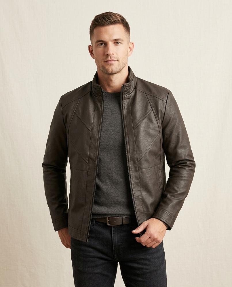 Lands Mode - Vetal | Strukturiert Tailliert Jacke Herren