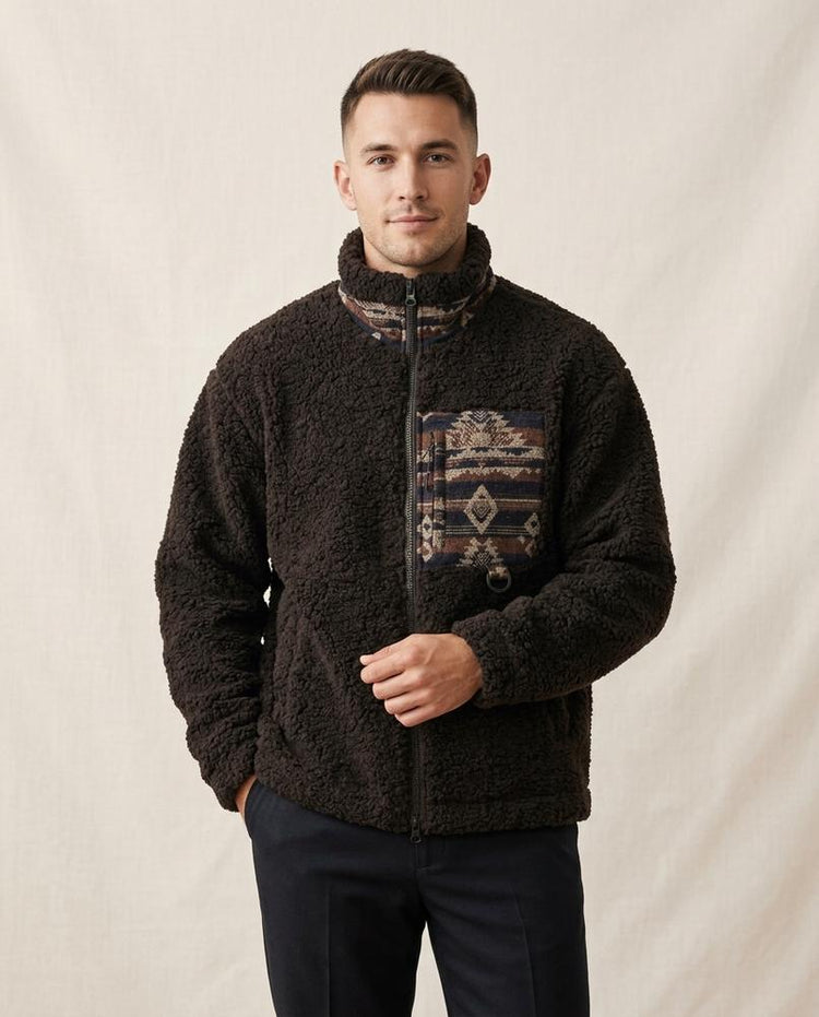 Beanland - Zazan | Hochschließende Strukturierte Jacke Unisex