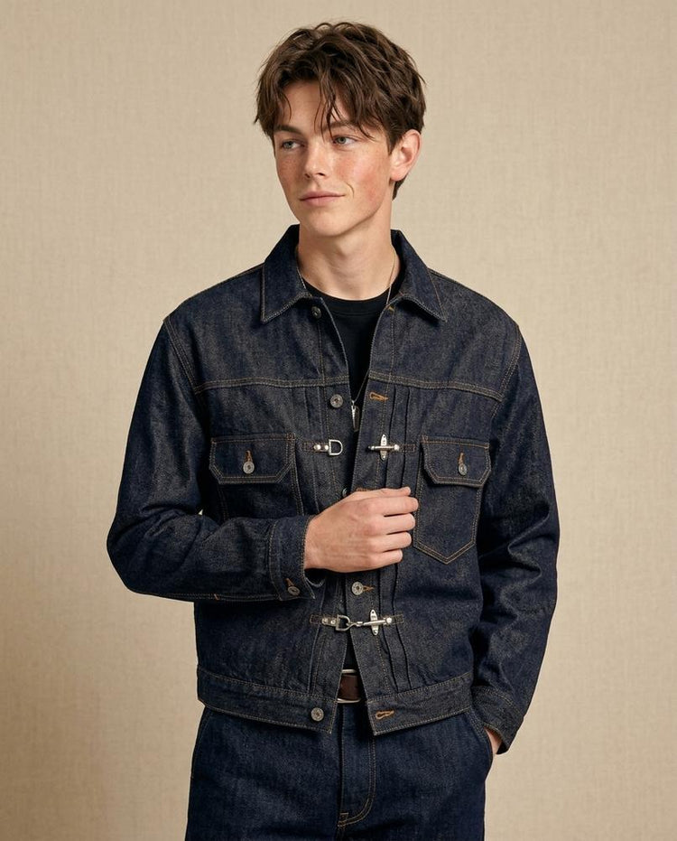 Beanland - Yolor | Geknebelte Denim Jacke Herren