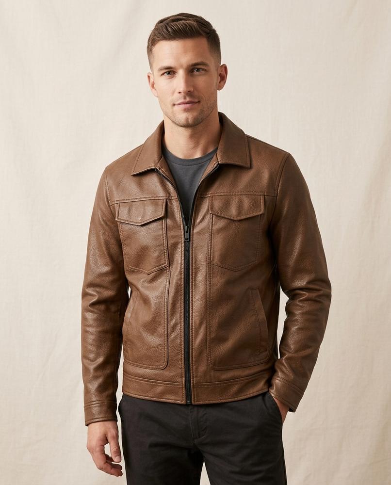 Lands Mode - Talev | Gefüttert Strukturiert Jacke Herren