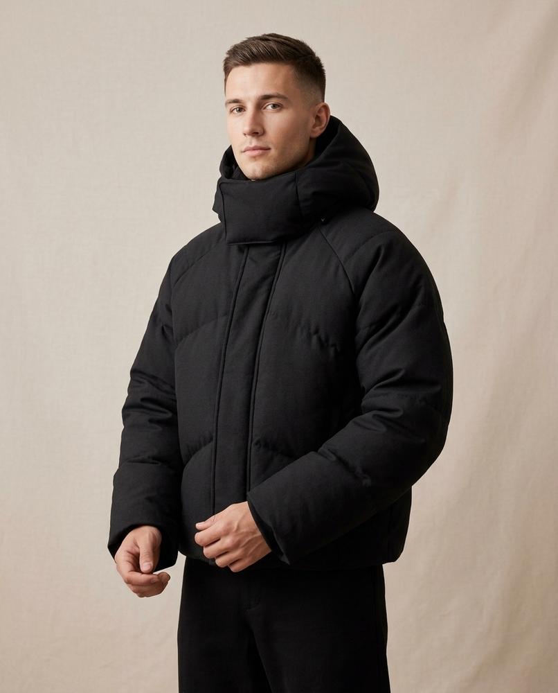 Lands Mode - Zesen | Wattiert Hochgeschlossen Jacke Unisex