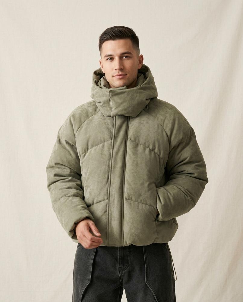 Lands Mode - Zesen | Wattiert Hochgeschlossen Jacke Unisex