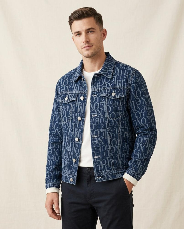 Beanland - Elzan | Bedruckte Langärmlige Jacke Herren