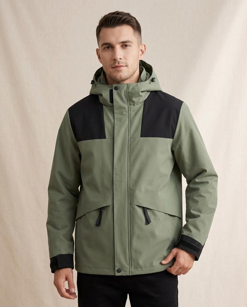 Lands Mode - Ramon | Wasserabweisende Zweifarbige Jacke Herren