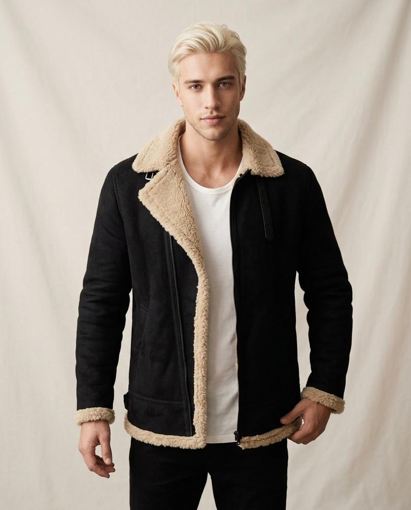 Lands Mode - Roven | Gefüttert Asymmetrisch Jacke Herren