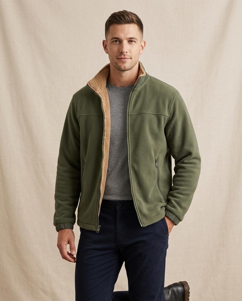 Lands Mode - Vivar | Gefütterte Fleece Jacke Herren